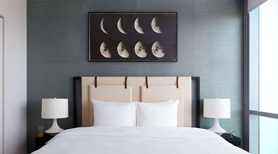 אפרטהוטל שיקגו Sentral Michigan Avenue חדר תמונה A bedroom at the West Hollywood hotel