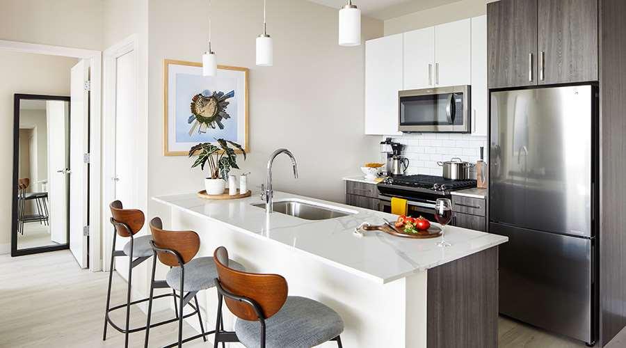 אפרטהוטל שיקגו Sentral Michigan Avenue מראה חיצוני תמונה Kitchen