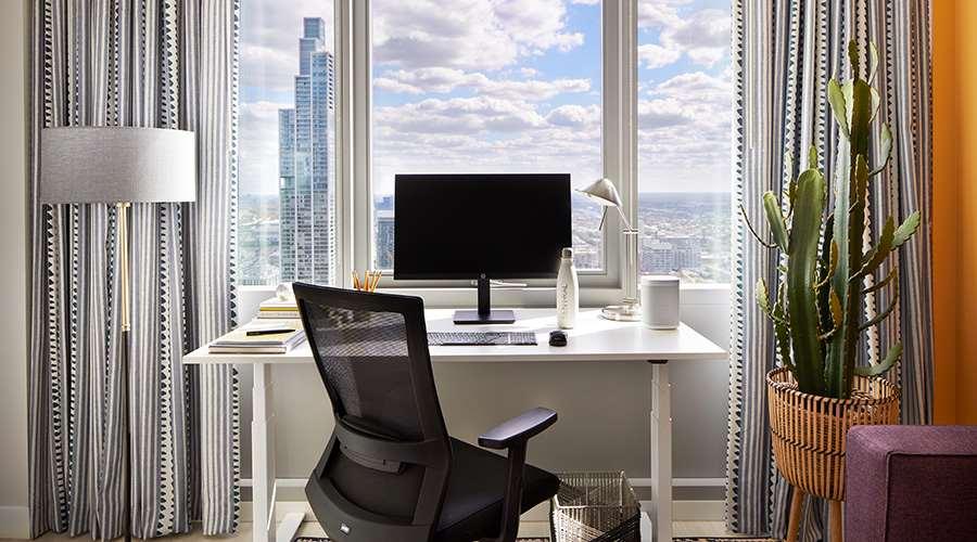 אפרטהוטל שיקגו Sentral Michigan Avenue חדר תמונה A home office