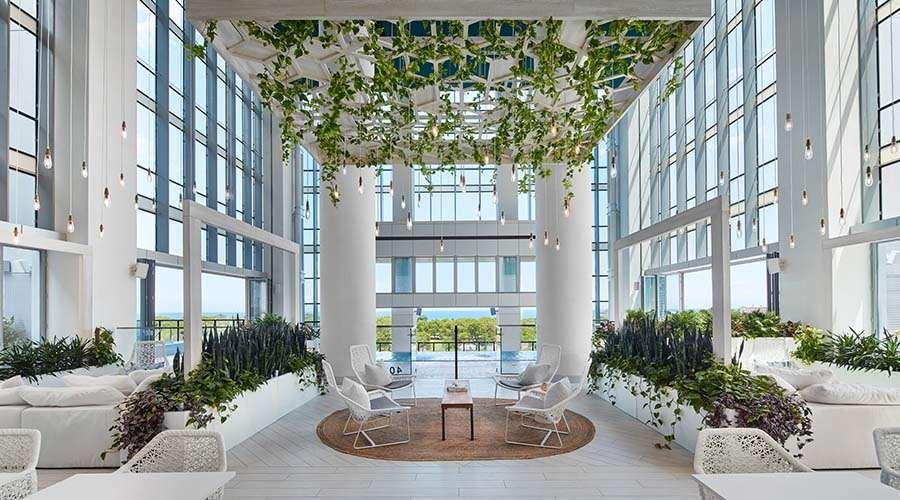 אפרטהוטל שיקגו Sentral Michigan Avenue מראה פנימי תמונה The lobby of the building