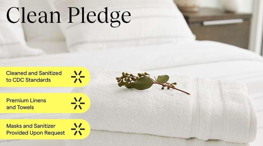 אפרטהוטל שיקגו Sentral Michigan Avenue שירותים תמונה The Clean Pledge