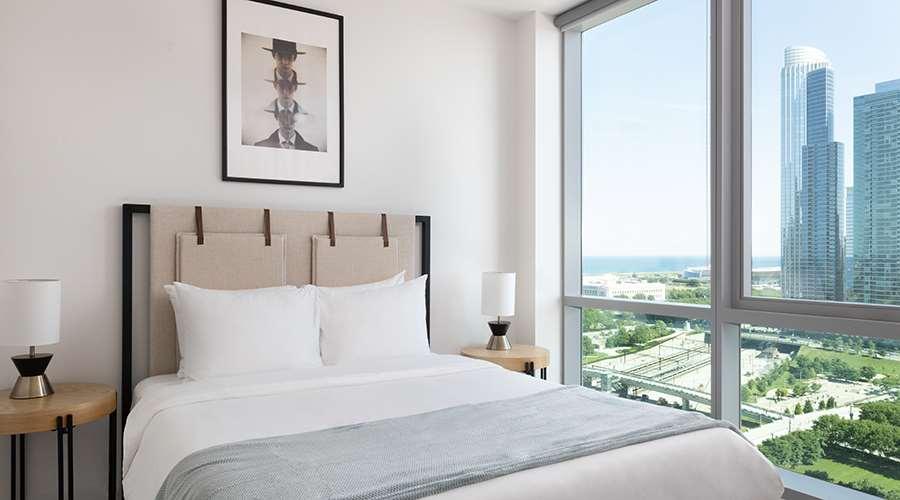 אפרטהוטל שיקגו Sentral Michigan Avenue חדר תמונה Bedroom