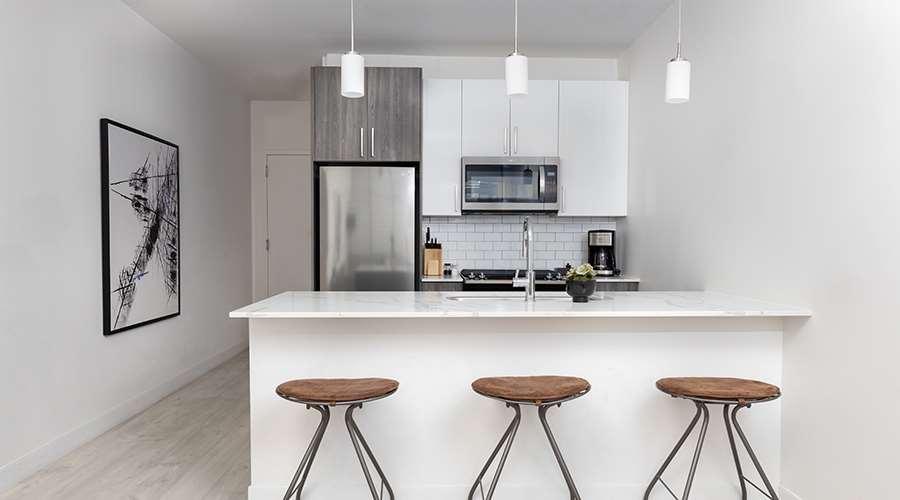 אפרטהוטל שיקגו Sentral Michigan Avenue מראה חיצוני תמונה Kitchen